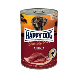 Happy Dog - Pur Africa - pštrosí 400 g